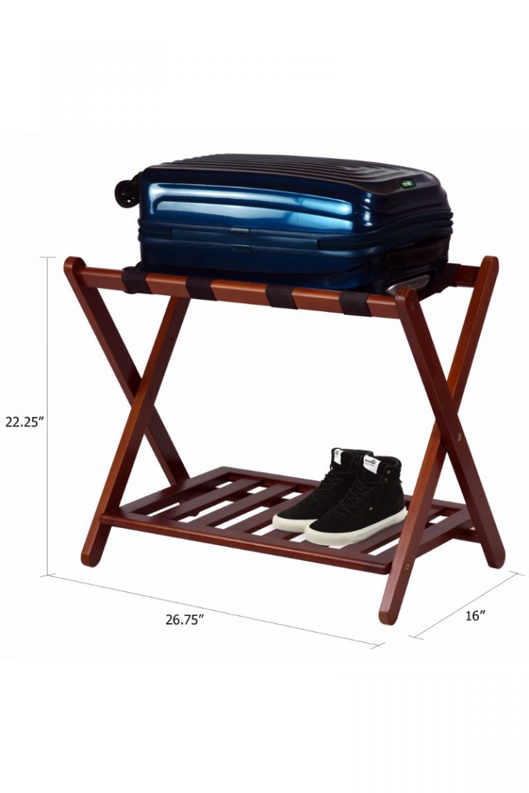 Luggage Rack with Shelf Casual Home