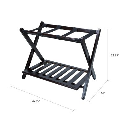 Luggage Rack with Shelf Dimensions
