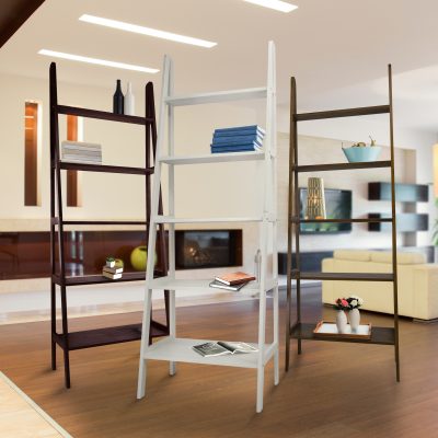 5-Shelf Ladder Bookcase Life Style