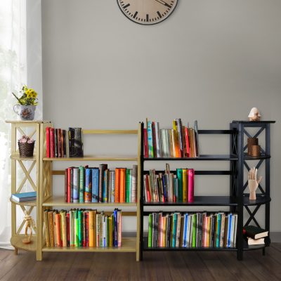 Montego Style 3-Shelf Folding Bookcase life style