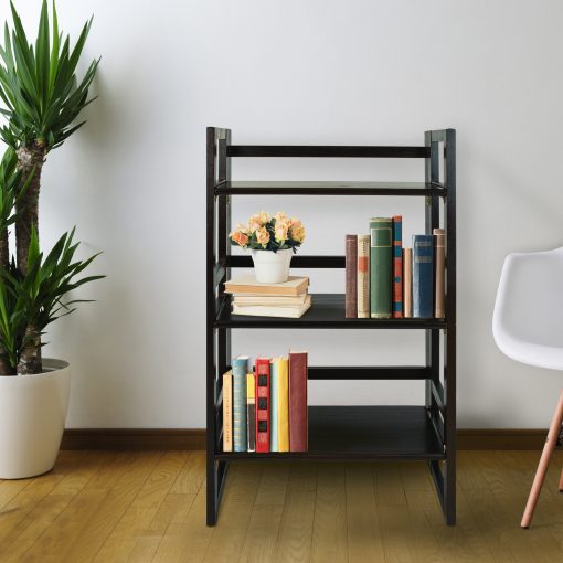 3Shelf Folding Student Bookcase (20.75″ Wide) Casual Home