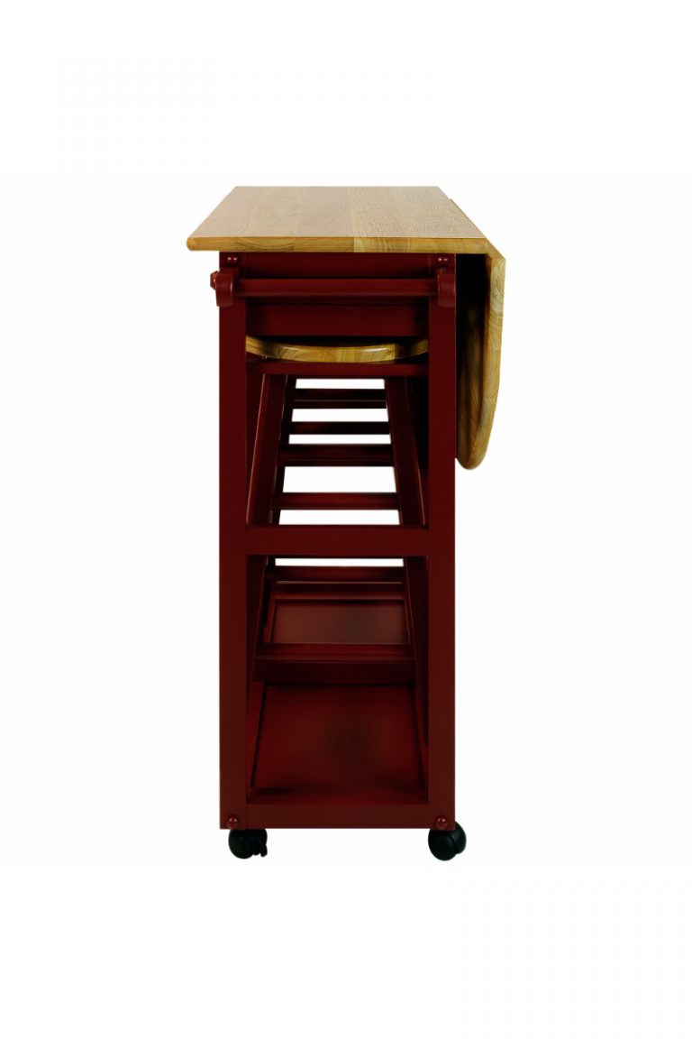 Breakfast Cart with DropLeaf Table Casual Home