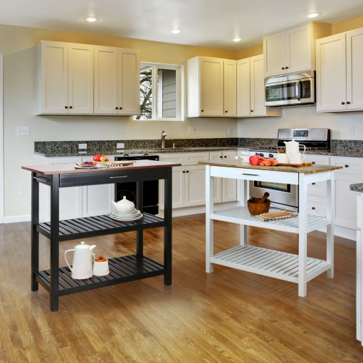 Kitchen Island with Solid Wood Casual Home