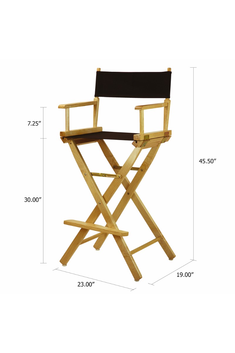 Casual Home 18-Inch Director Chair White Frame