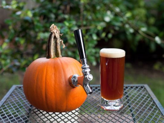 pumpkin beer ready for fall