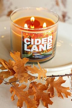 fall style candles